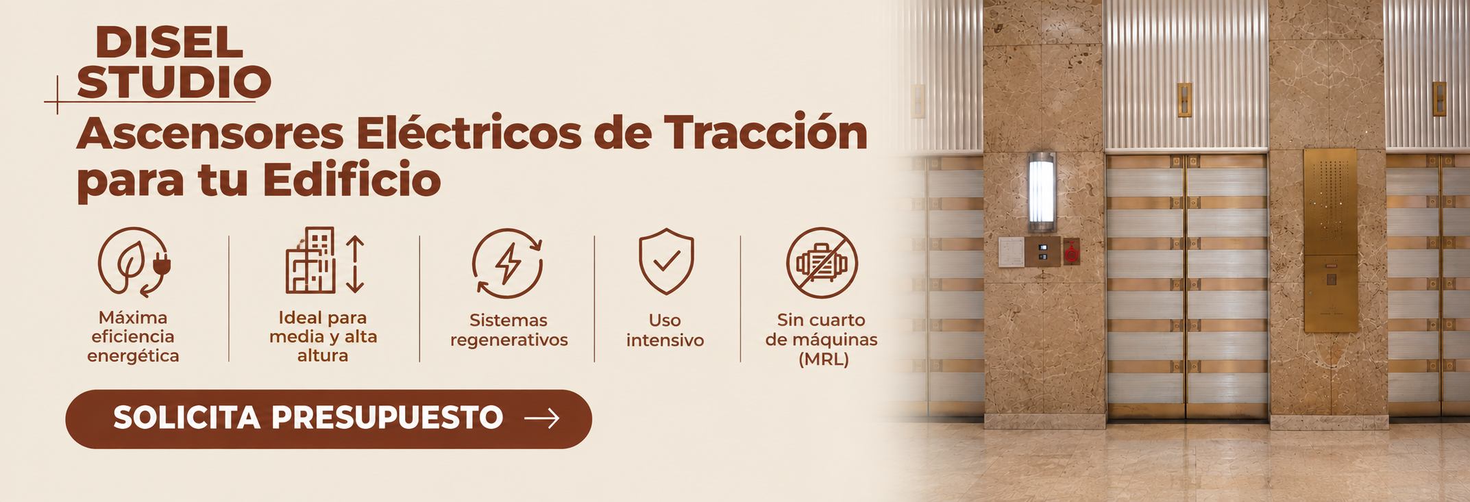 Banner CTA ascensores eléctricos